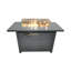 Table de foyer d'extérieur au propane en acier Vannida-874502230-872109286