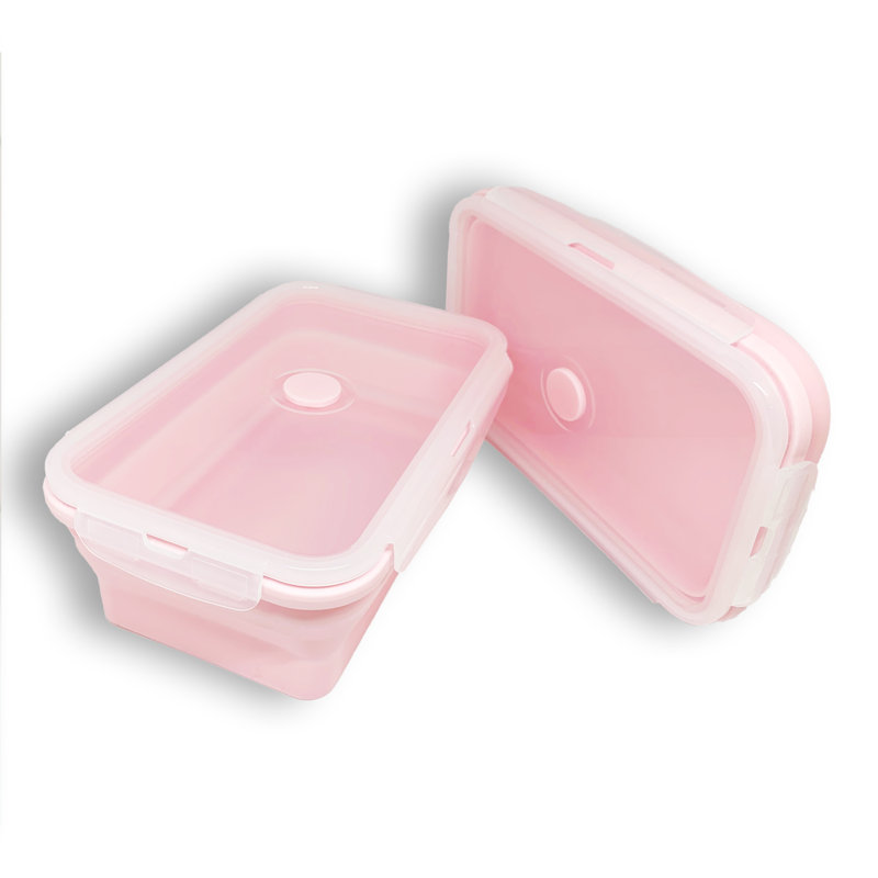 Ensemble de 2 contenants alimentaires Brailey-Jaii, Rose