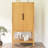 Sophisticated Oak Veneer Cabinet With Multiple Storage Functions-258558526