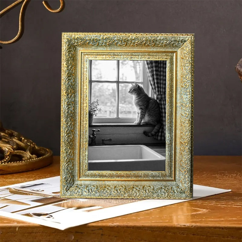 Cadre 3 pièces Cozy Antique Gold pour photos et cadeaux de 8 po x 10 po, Antique Gold, 3, 8" W x 10" H