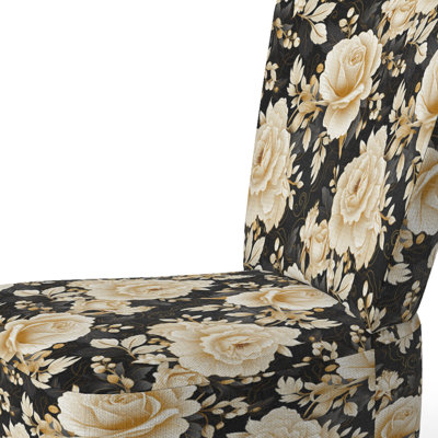 Chaise d'appoint rembourrée Elegant Beige Rose Harmony I