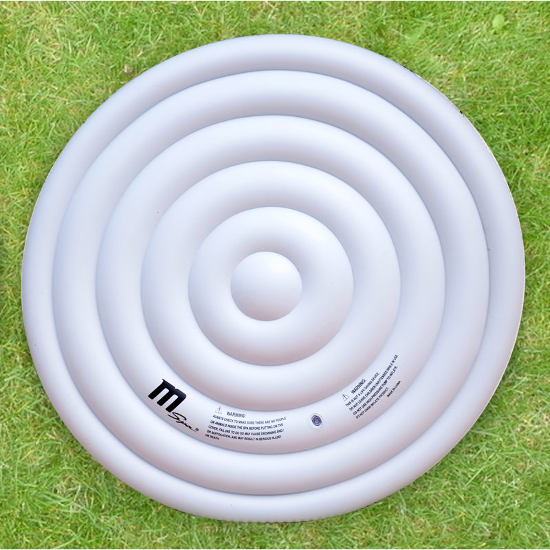 Housse de jacuzzi gonflable, Petit rond L 55,1 po x l 55,1 po x H 8,7 po