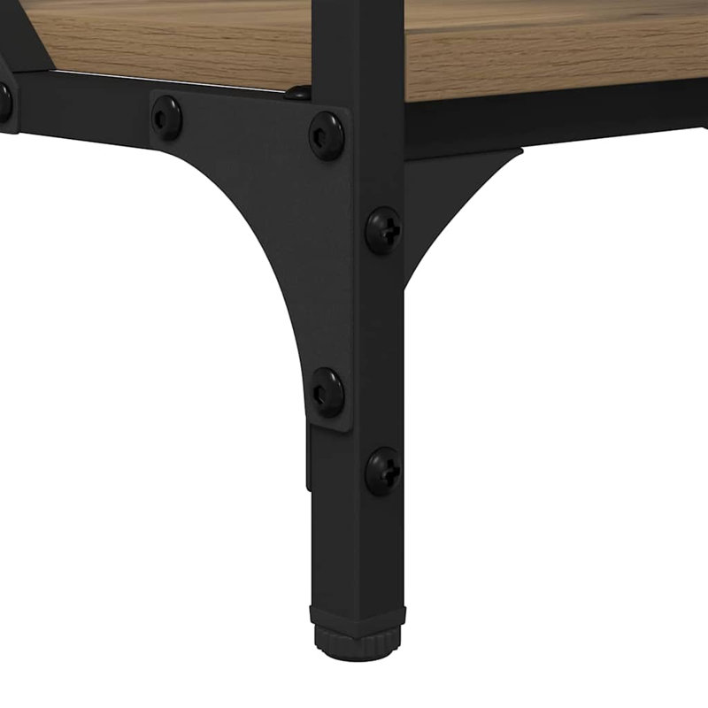 Lift Top Coffee Table with Storage, 50cm. H x 100cm. L x 50cm. W, Artisan Oak