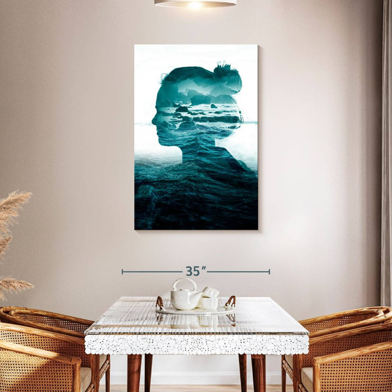 Leisha The Sea Inside, 45" H x 30" W