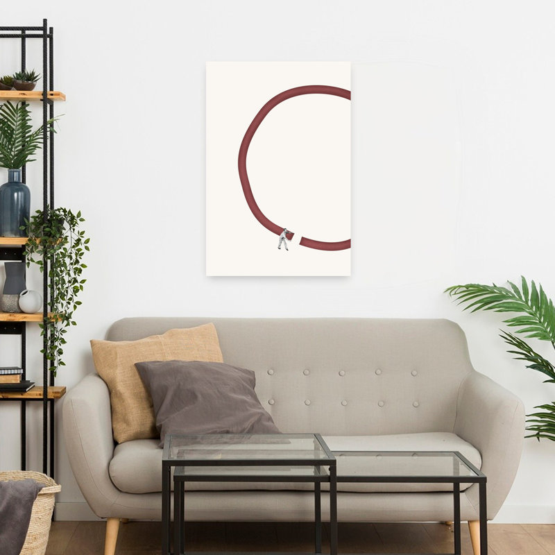 Contemporary Art Abstract Minimalist Art, 24" H x 16" W