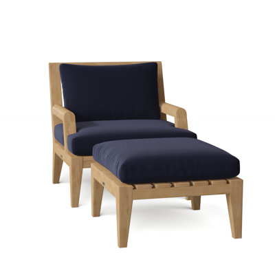 Mendocino Outdoor Teak Lounge Chair