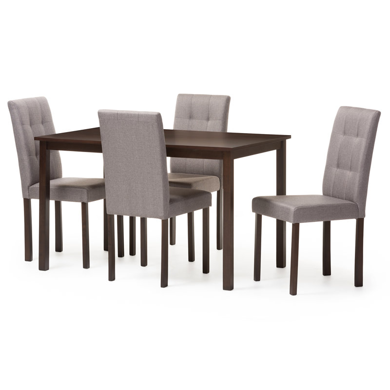 Ashbury 4 - Person Dining Set, Grey