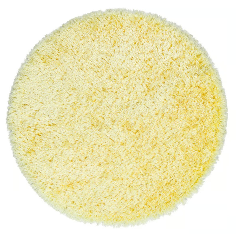Tapis rond en coton Tulisia, Rond 3 pi 11 po