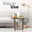 PJ Wood Folding TV Tray Tables with Compact Storage Rack, 5 Piece Set-95376858-95376857