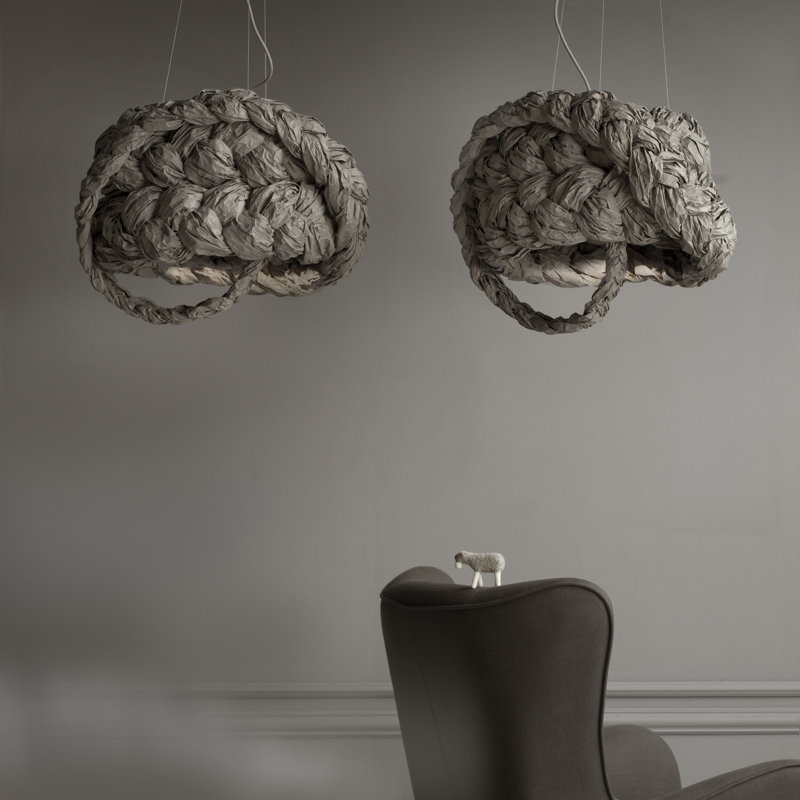 1 - Light Pendant, 3, 20" H x 32" W x 32" D, Green