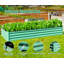 Lit de jardin surélevé galvanisé 8X4X1 Ft-1445747396