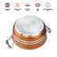 SQ Professional Metallic 5 - Piece Non-Stick Aluminium Cookware Set- Induction Ready-562946968