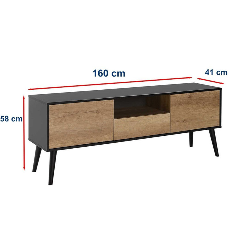 Tonica Unfinished TV Stand for TVs up to 70"