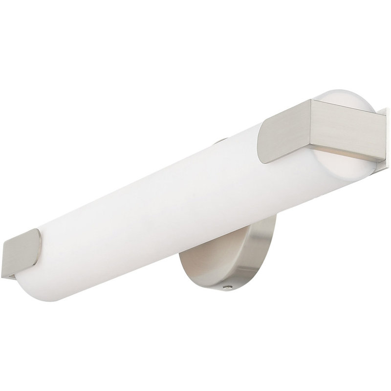 1 - Light LED Bath Bar, Brushed Nickel