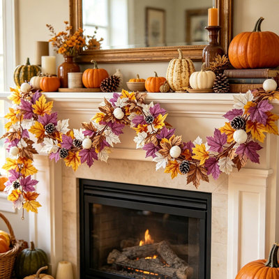Feuilles d'érable d'Halloween