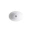 Serif Metal Oval Undermount Bathroom Sink-442512008