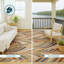 Tapis mid-century moderne lavable à la machine intérieur / extérieur Chantille ACN2475-2123151739-2123151617