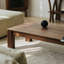 Table basse moderne en noyer massif-110509456