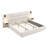 Velaris Modern Contemporary Upholstered Smart Bed with Integrated Reading Light and Storage Shelves-75370736
