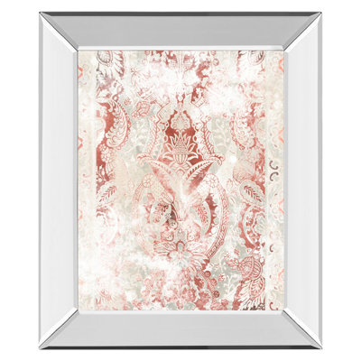 Global Tapestry Wall Art - 22" x 26" - Mirrored Frame