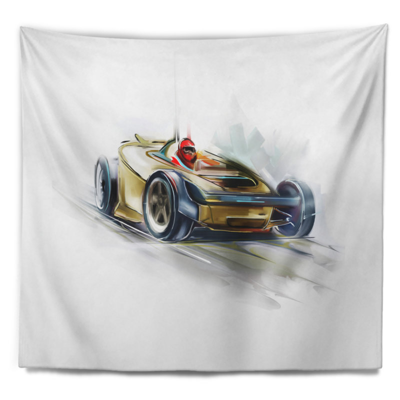 Polyester Tapestry, 50" H x 60" W