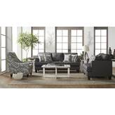 Lark Manor Espinal Upholstered Chair And A Half & Reviews | Wayfair