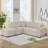 83.65'' Pillow Top Arm Sofa Bed-1357650663