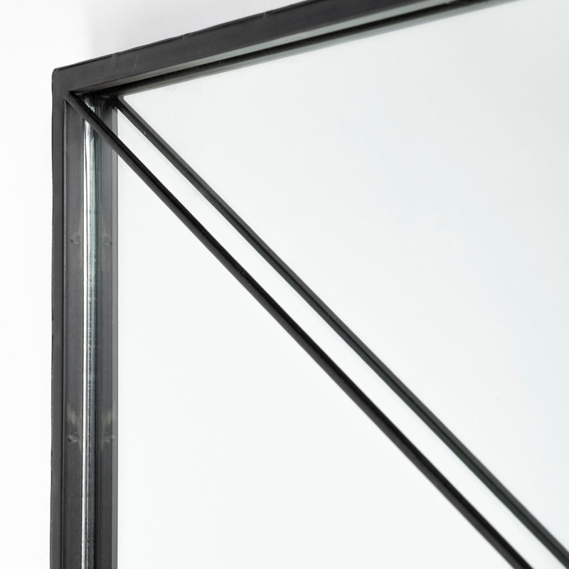 Miroir mural moderne et contemporain biseauté