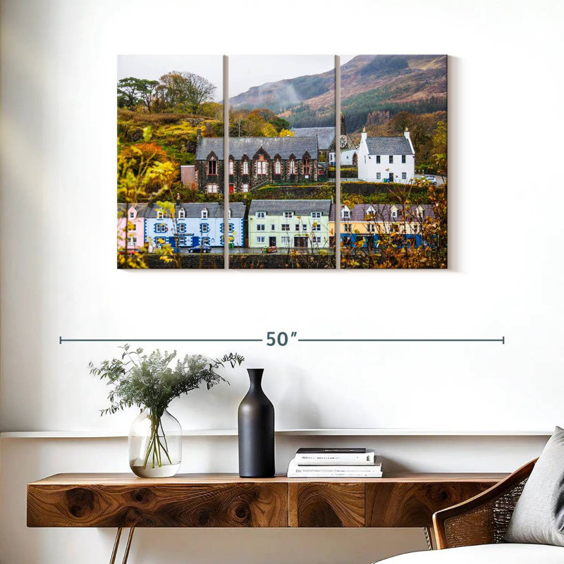 Bâtiments de Portree Town, H 24 po x l 38 po