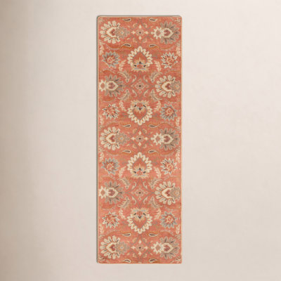 Aaron Terracotta Orange Hand-Tufted Wool Rug