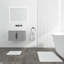 Ensemble de tapis de bain à séchage rapide Diatomite - grand + petit tapis gris-106923331