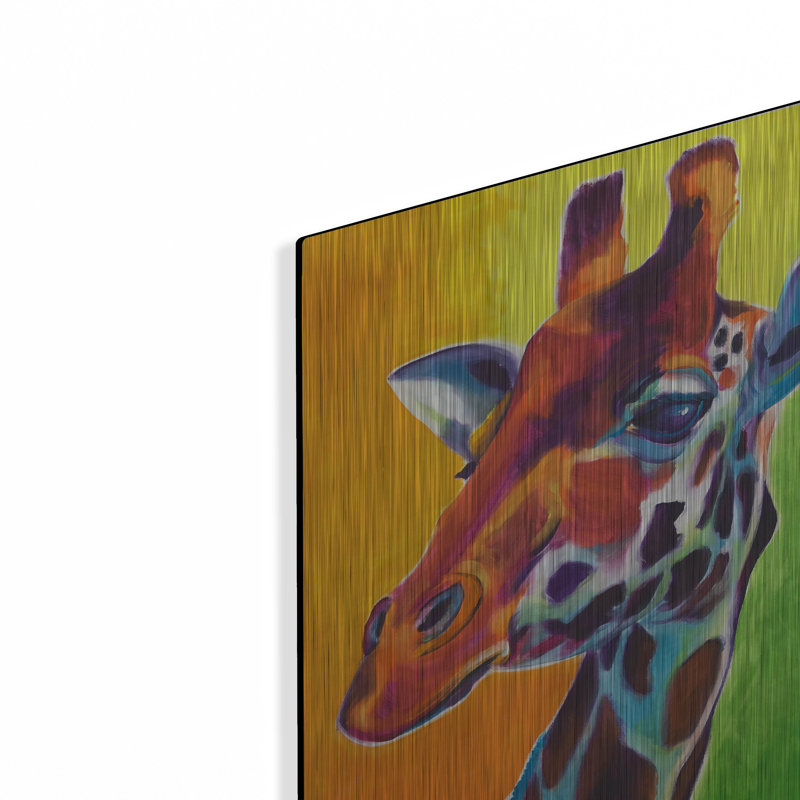 «Giraffe - Summer Fling» par Dawg Painter, H 16 po x l 12 po