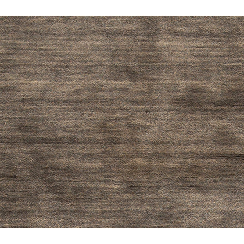 Tapis gris foncé noué à la main de haute qualité