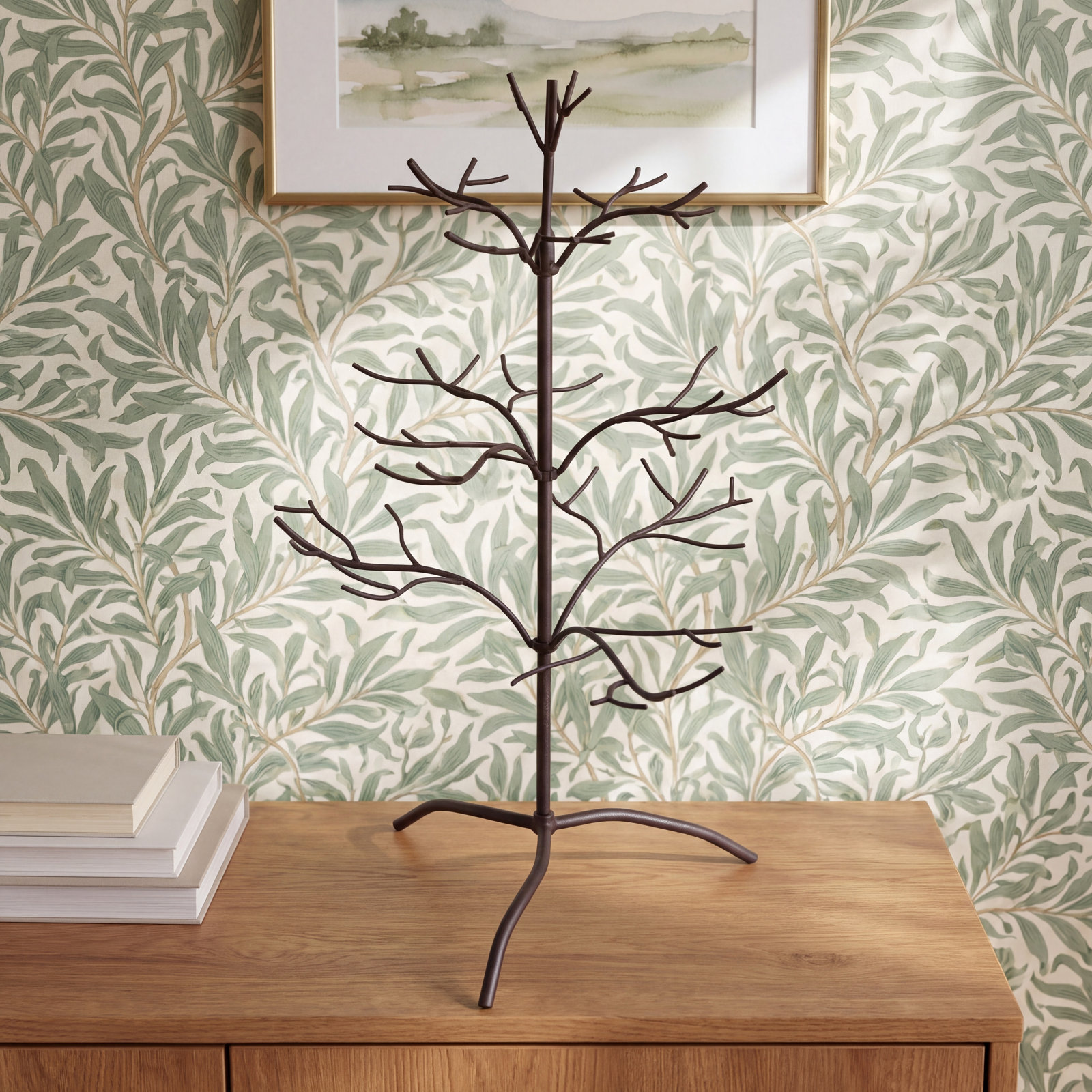 Metal Ornament Accessory, 24" H x 16.5" W x 15" D, Brown