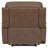 brown zero gravity dual power recliner