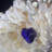 Azurite on Quartz Rosette - Zoila Mine, Mexico