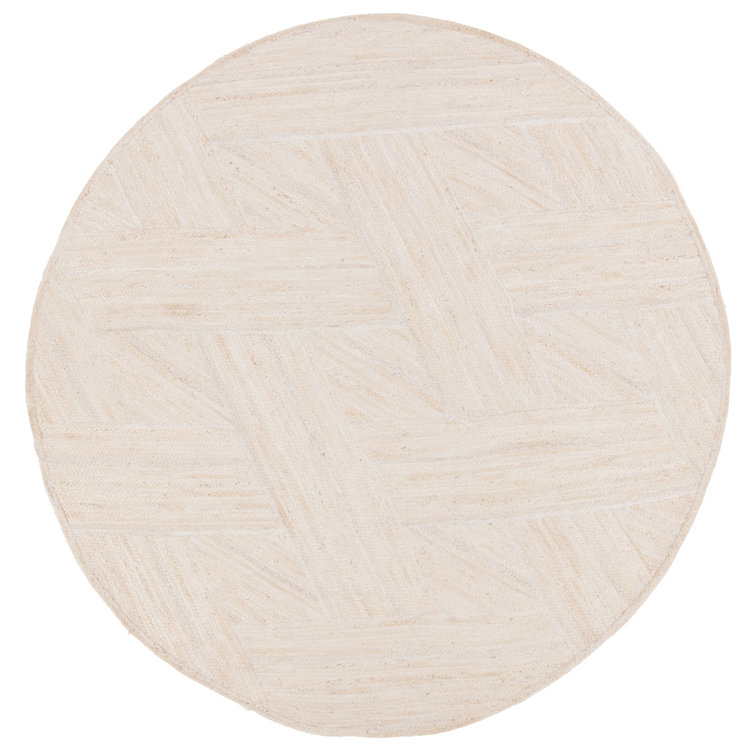 Lizbeth Geometric Handmade Flatweave Cream Area Rug