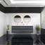 Meuble-lavabo mural double l 71 po x P 19,6 po x H 21,75 po Aurik-77133000
