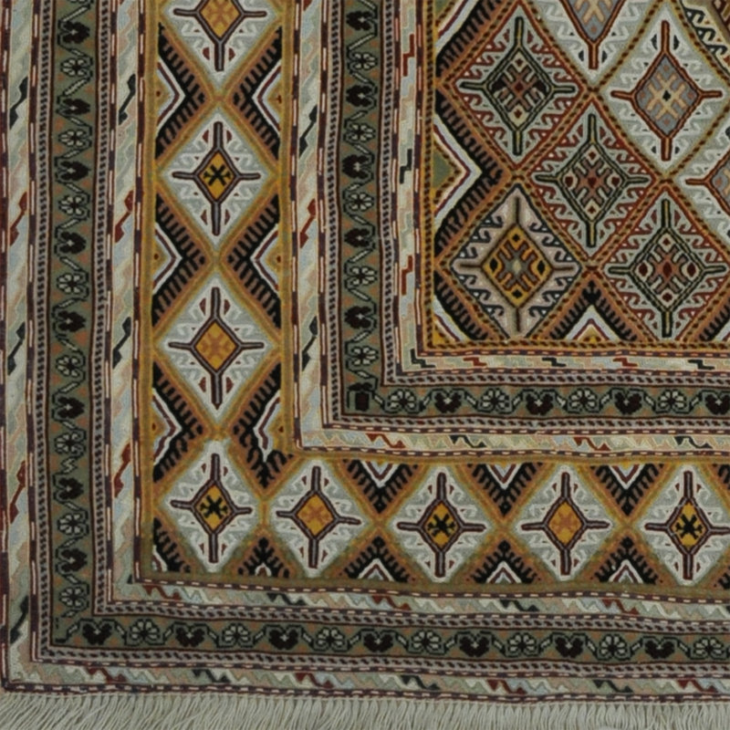 Laine soumak afghane tissée à la main Kilim