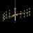 Tempest 8 Light Crystal Linear Chandelier-100813121