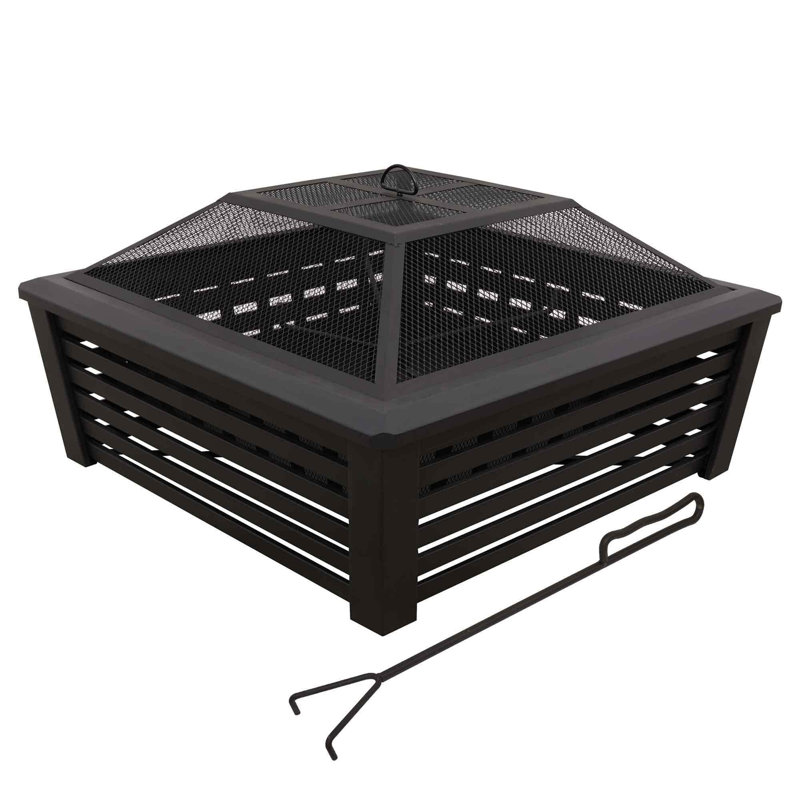 Square Steel Smokeless Fire Pit