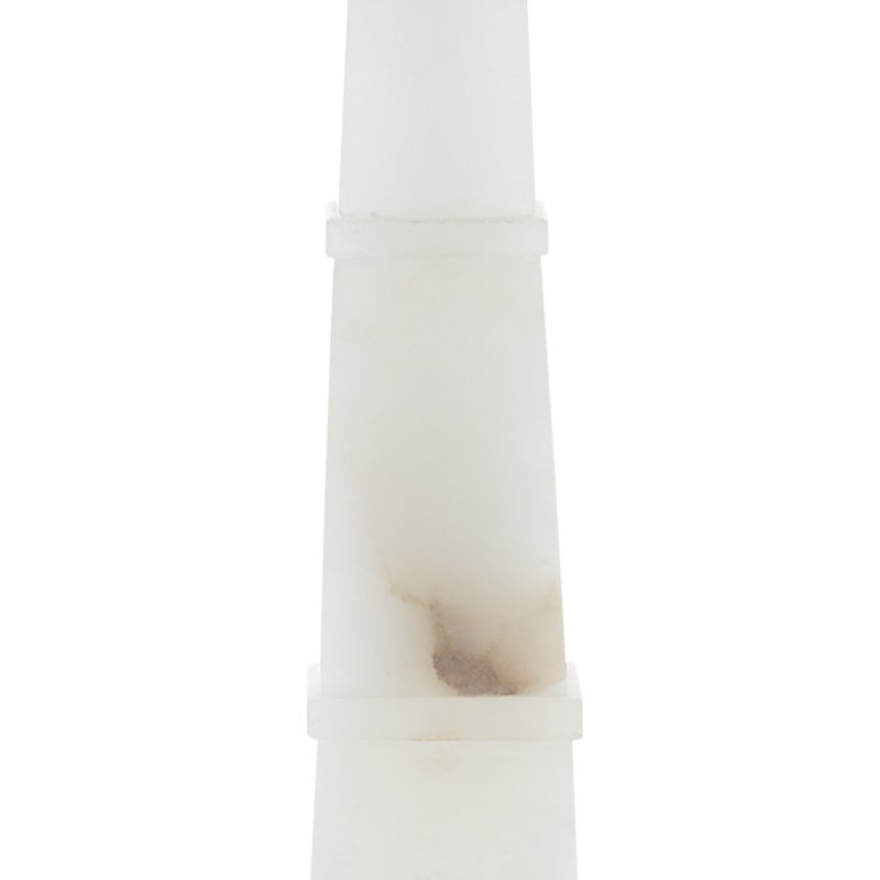 Lampe de table ivoire 34,75 po Alabastro