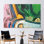 «Abstract Abstract 3D Effect Wall Art», affiche de peinture sur toile acrylique colorée moderne par Etsy
