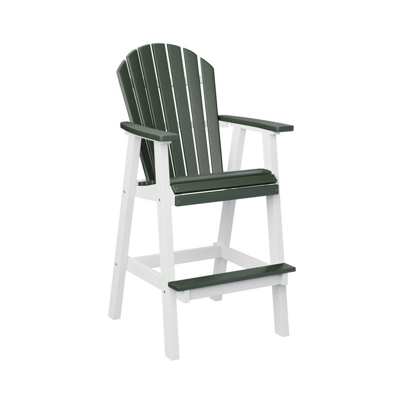 Berlin Gardens Comfo Back Bar Chair, 30", Antique Mahogany