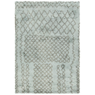 Jeri Hand Knotted Wool Geometric Area Rug