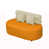 Orange/Blanc