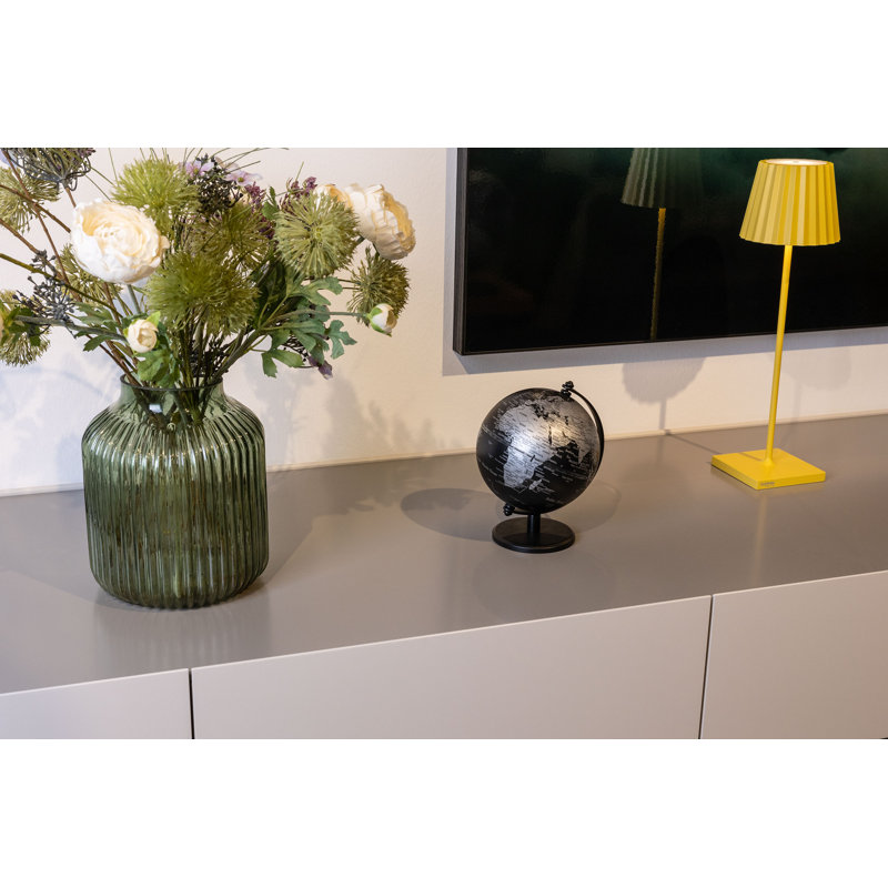 Mini globe de 5 pouces avec base en métal TROIKA GAGARIN, Or sur globe bleu - base laiton
