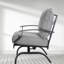 Chaise berçante d'extérieur en métal