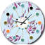 Horloge murale moderne Mid-Century Bright Eucalyptus-40748188