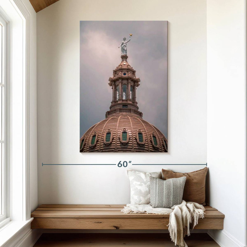 Aime Austin Texas Capitol Dome, 48" H x 32" W